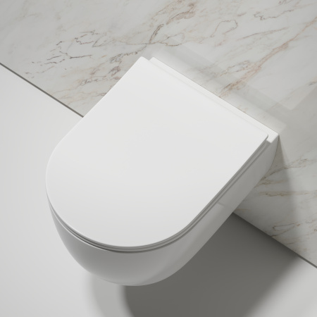 Унитаз подвесной безободковый Ceramica Nova Modena Rimless CN6063 белый