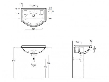 Раковина Simas Arcade AR835