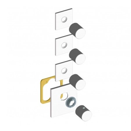 Термостат для душа на 3-6 потребителей Bossini Outlets Z031205.030 хром