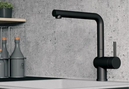 Смеситель для кухни Blanco Linus 525806 черный матовый