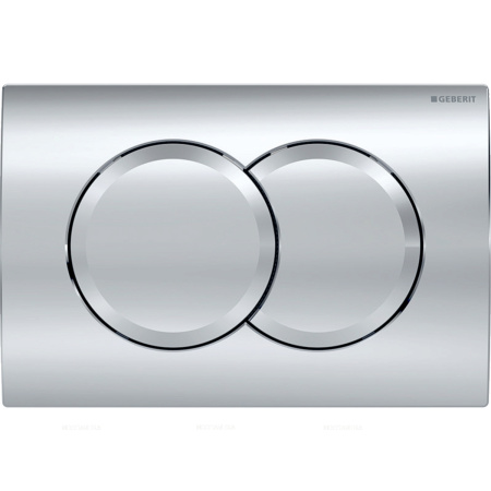Готовое решение (инсталляция + клавиша смыва) Geberit DuofixBasic 458.149.21.1 панель смыва хром