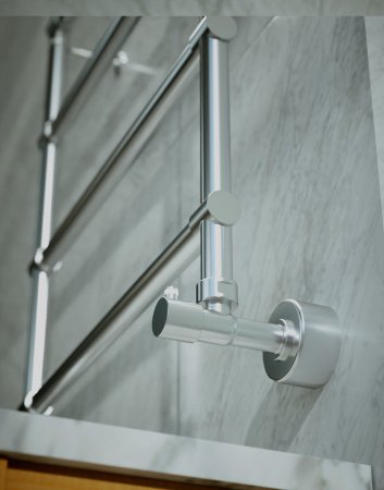 Полотенцесушитель водяной Margaroli Sole 442-4 4424704CRN 720х535 хром