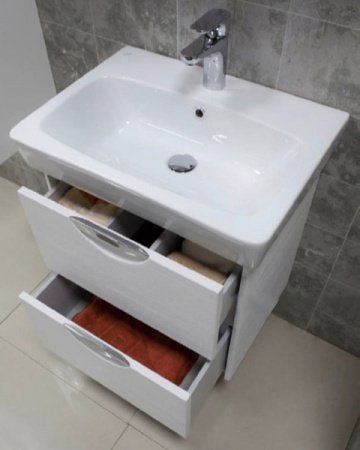 Тумба под раковину Акватон Сильва 50 подвесная 1A211701SIW50 Дуб макиато