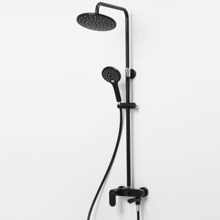 Душевая стойка WasserKRAFT A17401 черный матовый