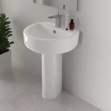 Раковина подвесная Sanita Luxe Best  BSTSLWB01 Белая