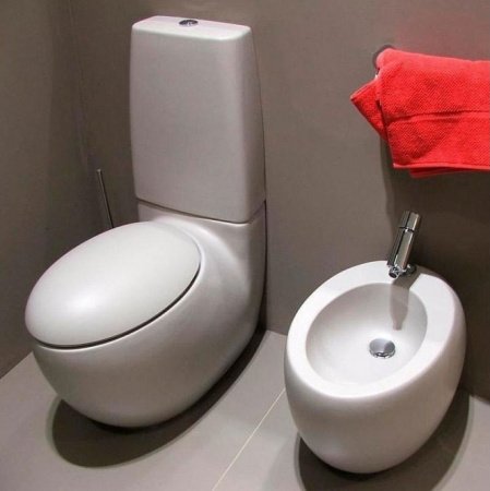 Чаша унитаза-компакта Laufen Alessi One 8.2297.6 без бачка и сиденья