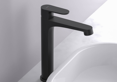 Смеситель для раковины Aquatek Оберон AQ1204MB черный матовый