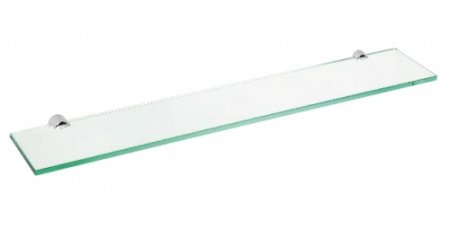 Полка стеклянная Bemeta Alfa 102402242 Хром