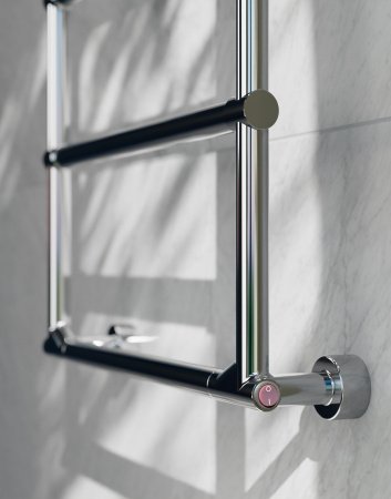 Полотенцесушитель электрический Margaroli Sole 5124704CRNB 64х50см хром