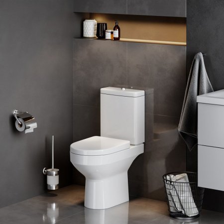 Унитаз-компакт AM PM Spirit 2.0 C708600SC с бачком и сиденьем микролифт