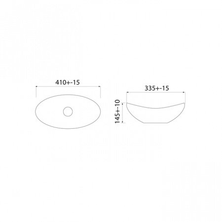 Раковина накладная 41.5см IDDIS Cloud CLOWS06i27 белый