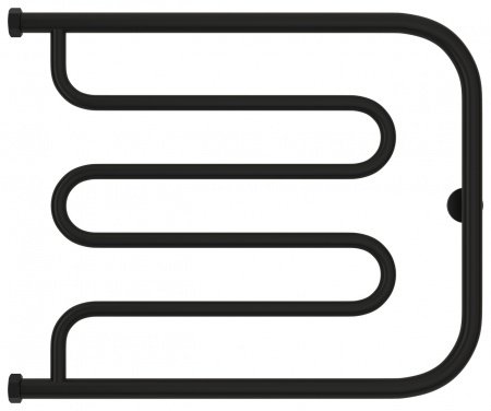 Полотенцесушитель водяной Сунержа Лира 50х65 черный матовый