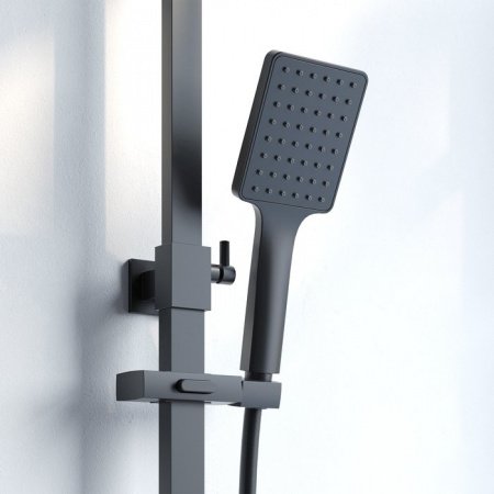 Душевая стойка IDDIS Bild BILBL1Fi06 черный матовый