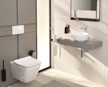 Раковина накладная 38см Vitra Geo 7421B003-0016 белый