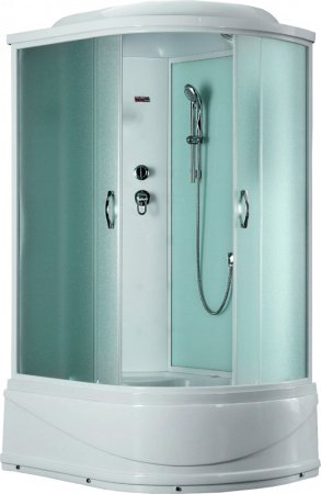 Душевая кабина Timo Eco TE-0720 L P 120x80x215 профиль белый, стекло рифленое