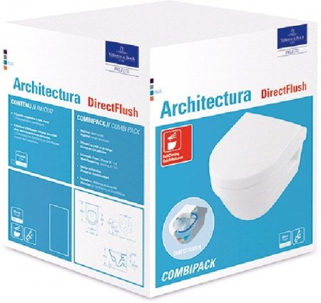 Унитаз Villeroy&Boch Architectura Plus 4687HR01 подвесной с сиденьем Soft Close