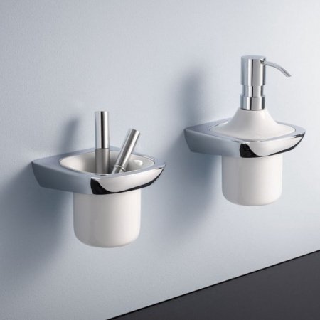 Дозатор для жидкого мыла Kludi Ambienta 5397605 Белый Хром