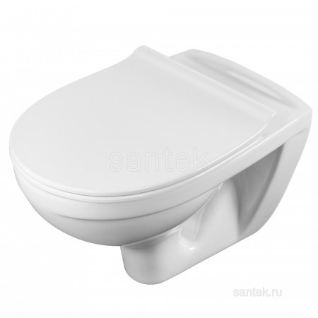 ПЭК Santek Бореаль Пэк 1WH501544 подвесная чаша + инсталляция + сиденье + панель хром