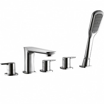 Смеситель на борт ванны Cezares Tesoro F-BVD5-01 Хром