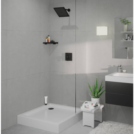 Верхний душ Hansgrohe Crometta E 26726670 черный матовый
