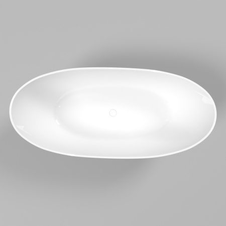 Ванна WHITECROSS Ruby 165x75 (белый глянец) иск. камень