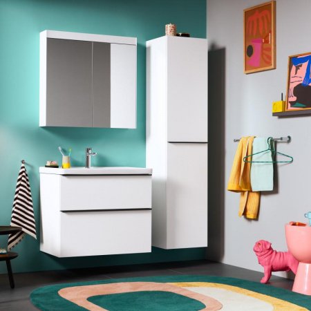 Раковина подвесная 80см Duravit D-Neo 2367800000 белый