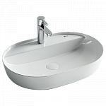 Раковина накладная 61см Ceramica Nova Modo CN2004 белый