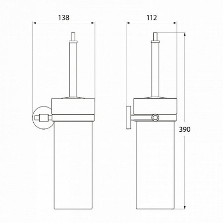 Ершик IDDIS Gezanne L097C хром