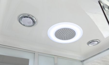 Душевая кабина Black&White G5508 120x90x220 профиль хром глянцевый, стекло прозрачное