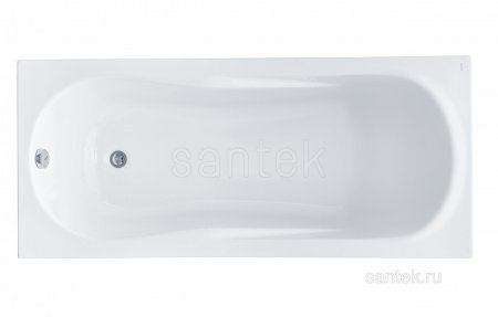 Акриловая ванна Santek Каледония 160х75 прямоугольная белая 1WH302388