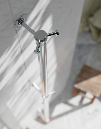 Полотенцесушитель электрический Margaroli Arcobaleno 616-L 616CRB-1650 1650x74 BOX хром