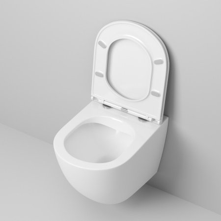 Унитаз подвесной Grossman GR-4455S белый, с сиденьем микролифт