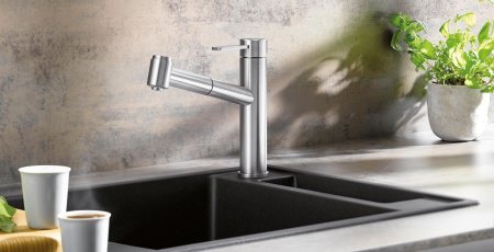 Смеситель для кухни Blanco Ambis-S 523119 нержавеющая сталь