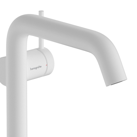 Смеситель для раковины Hansgrohe Tecturis S 73370700 белый матовый