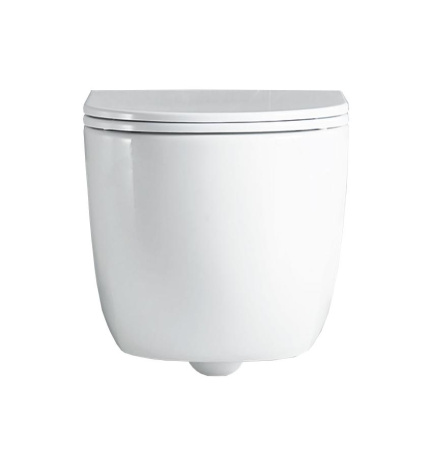 Унитаз подвесной безободковый Vincea Globo VT1-52T белый, с сиденьем микролифт