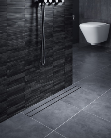 Душевой лоток (двухсторонняя решетка) TIMO Drain System DS230206/03, черный