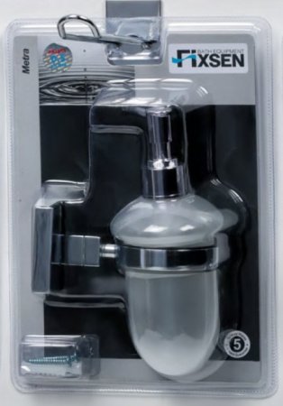 Дозатор жидкого мыла Fixsen Metra FX-11112 Хром