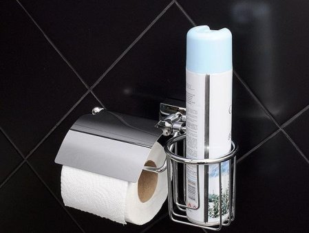 Держатель туалетной бумаги и освежителя Fixsen Kvadro FX-61309+10 Хром