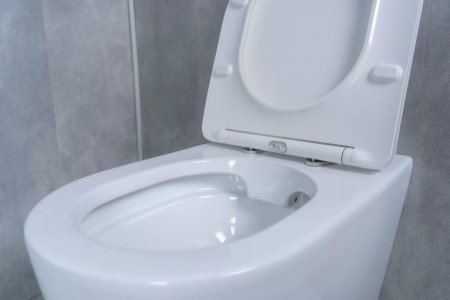 Унитаз приставной безободковый GID TRS-269 с сиденьем микролифт, белый