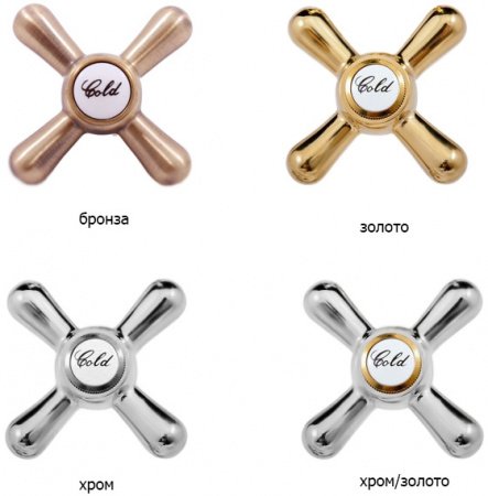 Смеситель для биде Rav Slezak Morava retro MK120.5/9 Хром