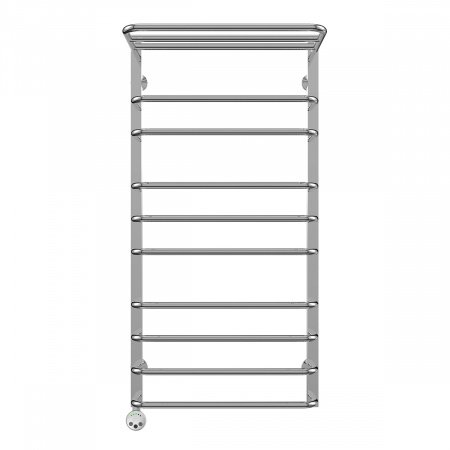 Полотенцесушитель электрический Terminus Арктур П10 500x1031 с полкой, ТЭН HT-1 300W, левый/правый