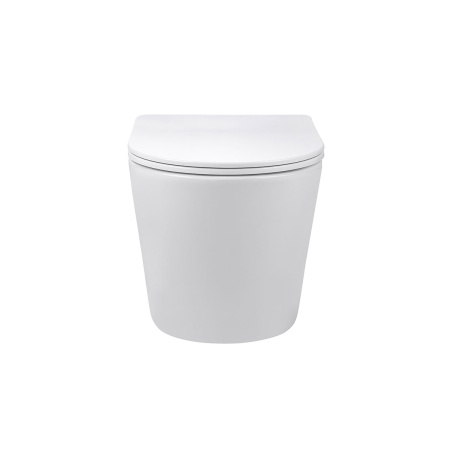 Унитаз подвесной безободковый Vincea Piatti VT1-11 белый, с сиденьем микролифт