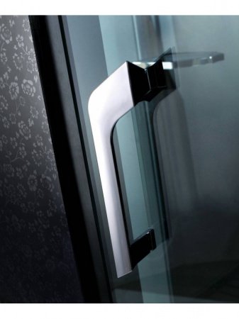 Душевая кабина Orans 89103LB 180x130x220 профиль черный, стекло прозрачное