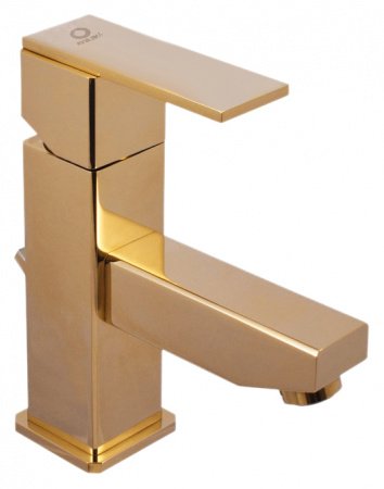 Смеситель для раковины Rav Slezak Loira LR527.5K золотой; с ручкой 5
