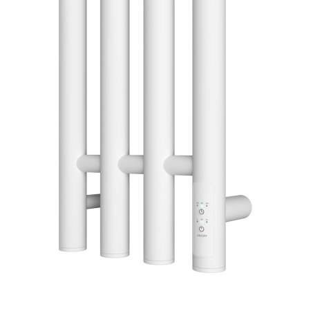 Полотенцесушитель электрический Point Деметра PN12832W П3 210x1200, диммер справа, белый матовый