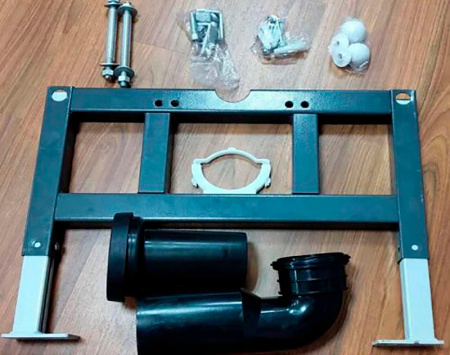 Унитаз подвесной с импульсным смывом SantiLine SL-5032 белый, с сиденьем микролифт (инсталляция в комплекте)