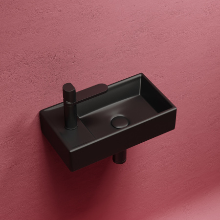 Раковина подвесная 40см Ceramica Nova Element CN6051RMB черный матовый