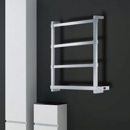 Полотенцесушитель электрический Margaroli Panorama 842-4 8424704CRNB 620х555 хром