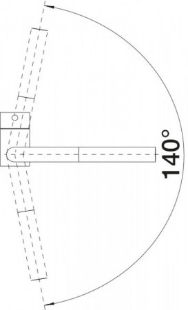 Смеситель для кухни Blanco Linus-S 525807 черный матовый