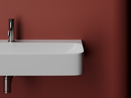 Раковина подвесная 102см Ceramica Nova Aura CN2007 белый